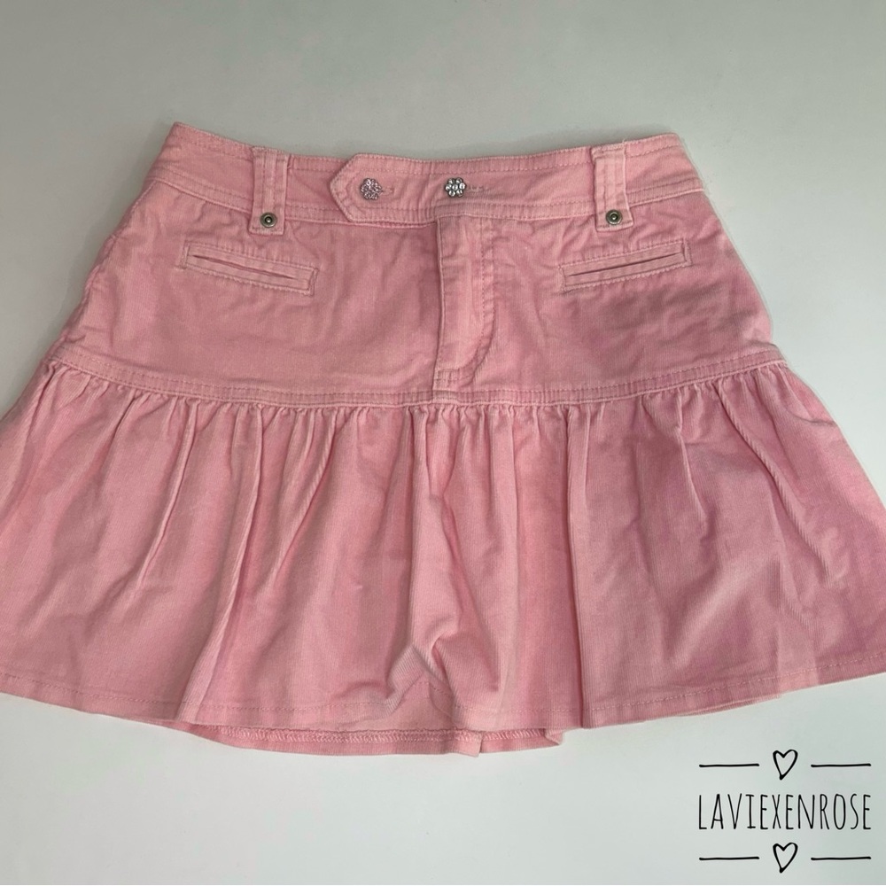 Limited Too Pink Corduroy Skort